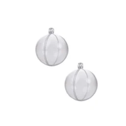 Boîtes à dragées petite boule transparente x 3-Cerf Dellier Clearance
