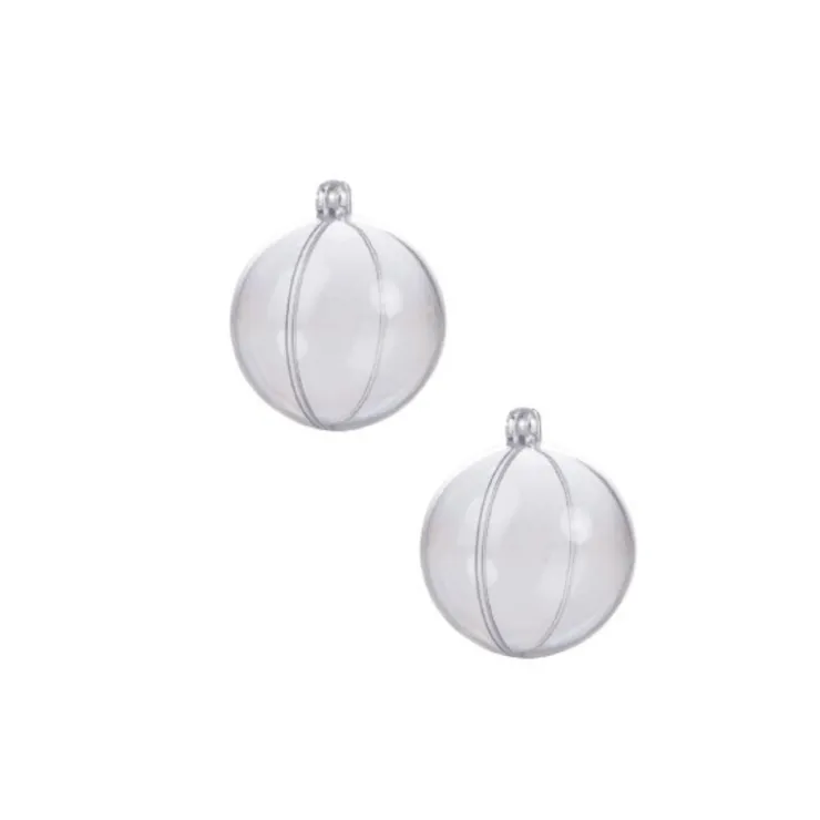 Boîtes à dragées petite boule transparente x 3-Cerf Dellier Clearance