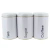 Boîtes métalliques blanches - Lot de  3-Cerf Dellier Online