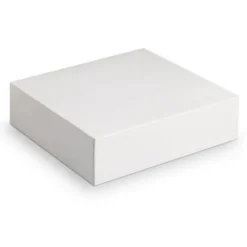 Boîtes pâtissières blanches 14 x 14 x 7 cm (x 50)-Cerf Dellier Best