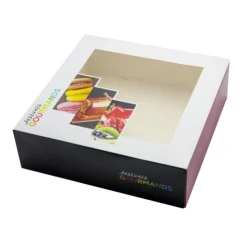 Boîtes pâtissières fenêtres 32 x 32 x 11,5 cm (x 50)-Cerf Dellier