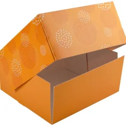 Boîtes pâtissières Pauline 28 x 28 cm Hauteur 10 cm (x 25)-Cerf Dellier
