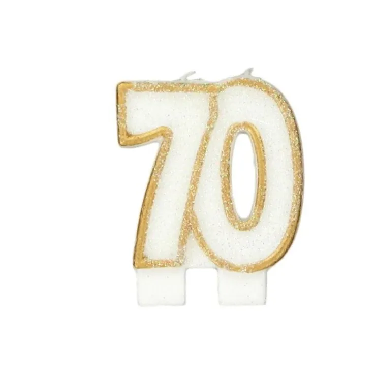 Bougie anniversaire 70 ans-Cerf Dellier Best