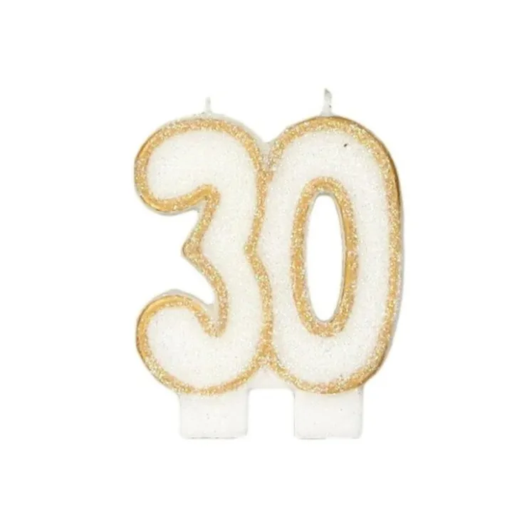 Bougie anniversaire 30 ans-Cerf Dellier Outlet