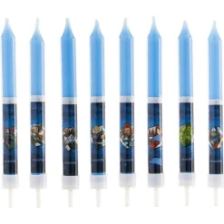 Bougie anniversaire Avengers (x 8)-Cerf Dellier Sale