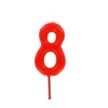Bougie anniversaire chiffre 8 Rouge-Cerf Dellier Clearance