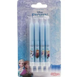 Bougie anniversaire La Reine des Neiges (x 8)-Cerf Dellier