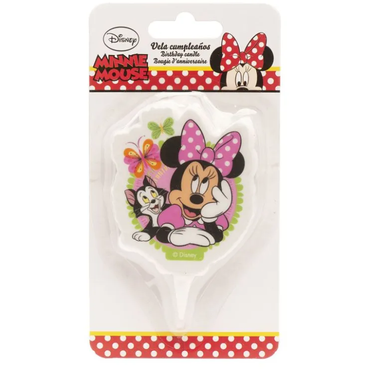 Bougie anniversaire Minnie 7,5 cm-Cerf Dellier Outlet