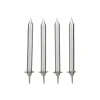 Bougie argentée (x 12)-Cerf Dellier Discount