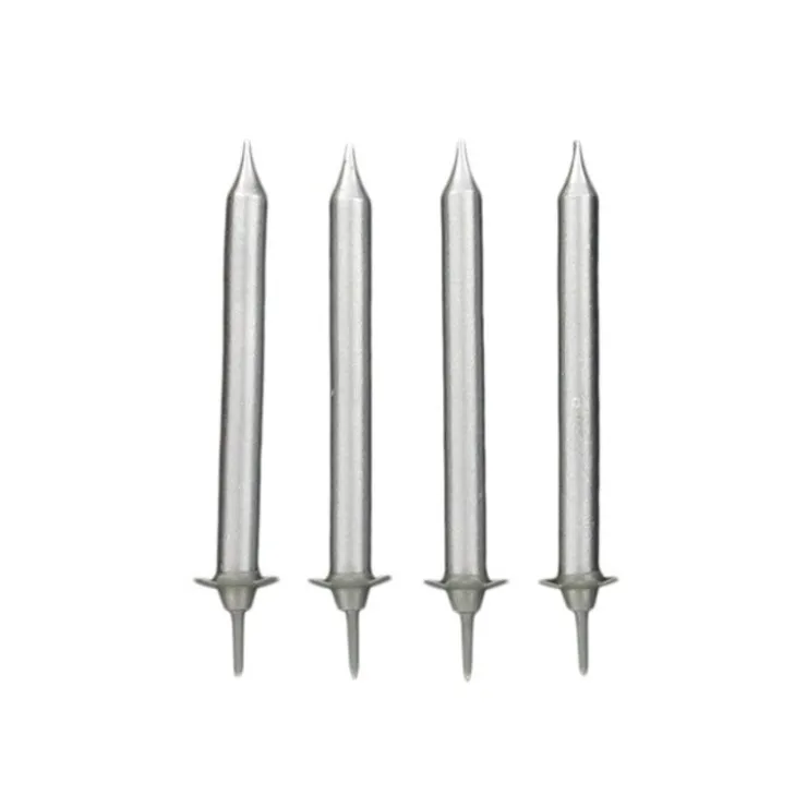Bougie argentée (x 12)-Cerf Dellier Discount