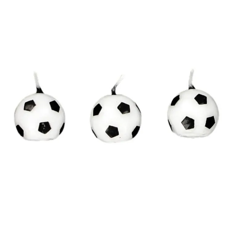 Bougie ballon de football (x 6)-Cerf Dellier Sale