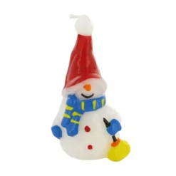 Bougie Bonhomme de Neige-Cerf Dellier New