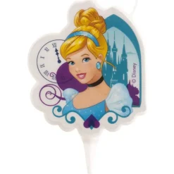 Bougie 2D Cendrillon 7,5 cm-Cerf Dellier Best