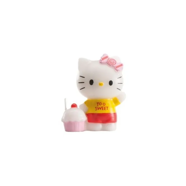 Bougie d'Anniversaire Hello Kitty sur pique-Cerf Dellier New