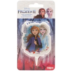 Bougie d'anniversaire la Reine des Neiges 2D-Cerf Dellier Discount