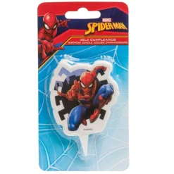 Bougie Spiderman 2D 7 cm-Cerf Dellier Hot