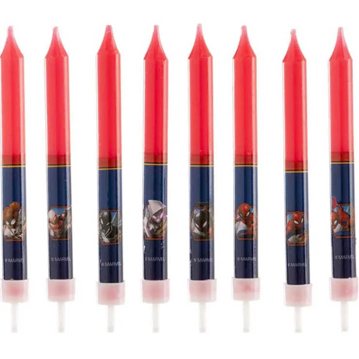 Bougie Spiderman (x8)-Cerf Dellier Clearance
