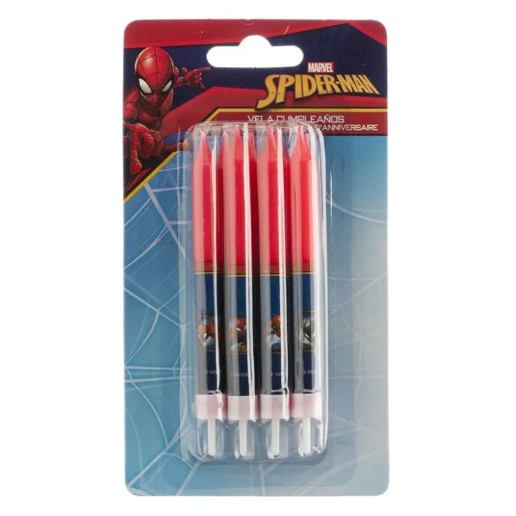 Bougie Spiderman (x8)-Cerf Dellier Clearance