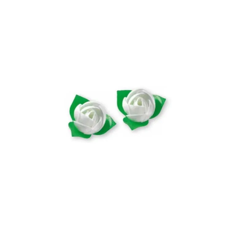 Boutons de rose blanche x15-Cerf Dellier New