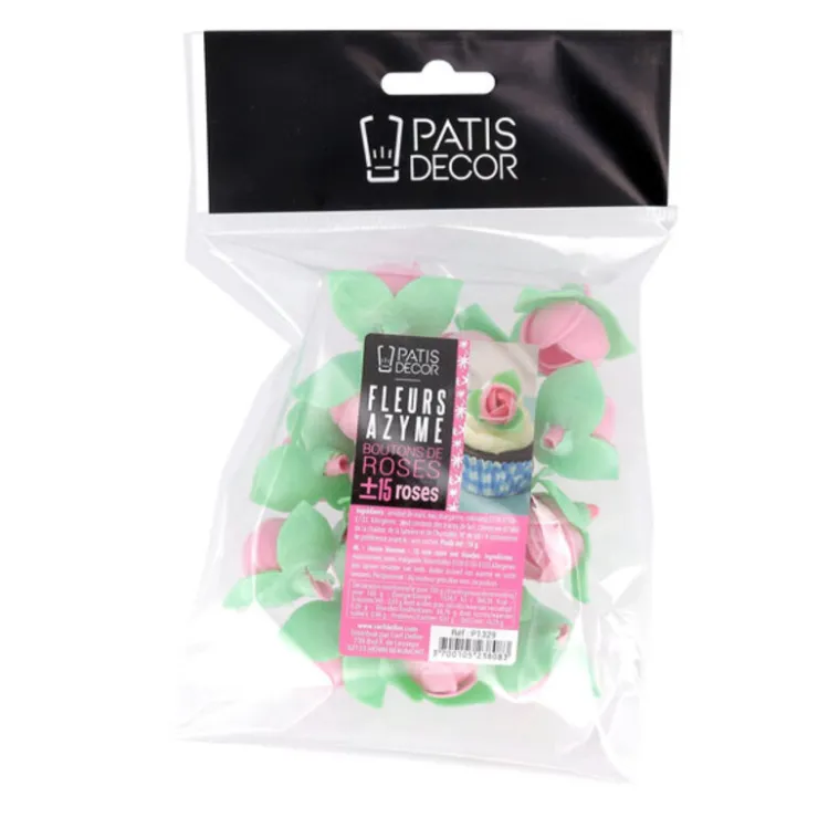 Boutons de rose rose x15-Cerf Dellier Online