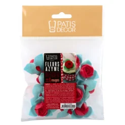 Boutons de rose rouge (x15)-Cerf Dellier Clearance