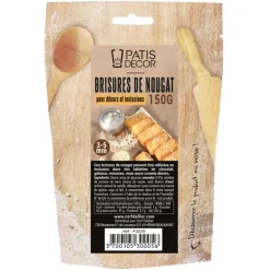 Brisures de nougat 150 g-Cerf Dellier
