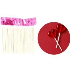 Bâtons de sucettes 10 cm (x 200)-Cerf Dellier New