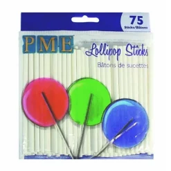 Bâtons de sucettes PME 9,5 cm (x75)-Cerf Dellier Sale