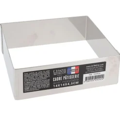 Cadre à mousse inox H 4,5 cm 14 x 14 cm-Cerf Dellier Sale