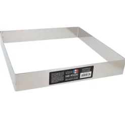 Cadre à mousse inox H 4,5 cm 30 x 30 cm-Cerf Dellier Clearance