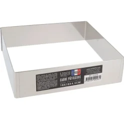 Cadre à mousse inox H 4,5 cm 18 x 18 cm-Cerf Dellier Hot