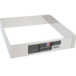 Cadre à mousse inox H 4,5 cm 22 x 22 cm-Cerf Dellier Discount