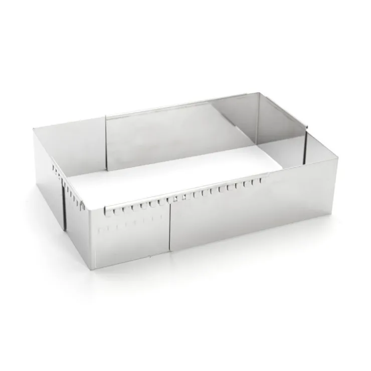 Cadre extensible inox rectangle Hauteur 5cm De Buyer-Cerf Dellier Discount