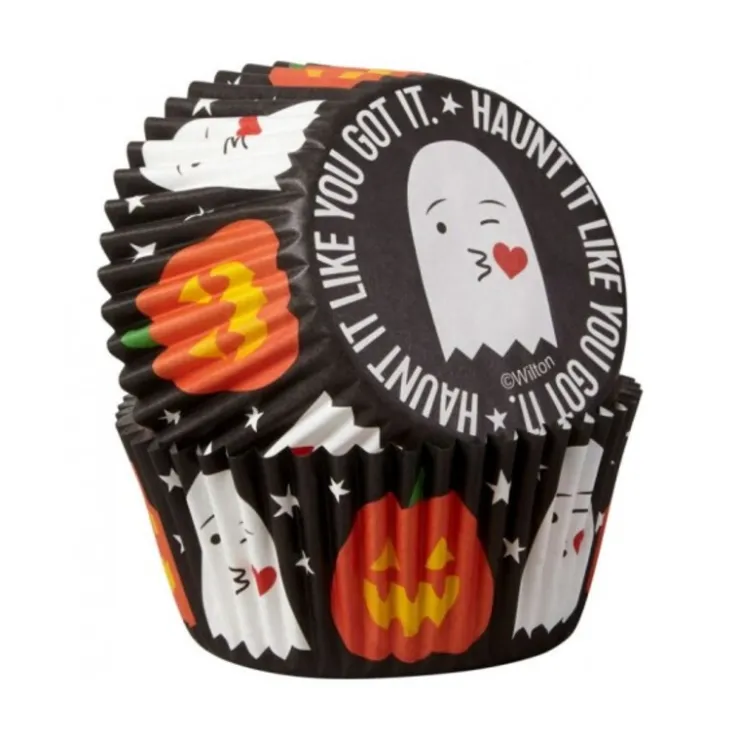 Caissette cupcake Halloween Haunt it like you got it Wilton (x75)-Cerf Dellier Outlet