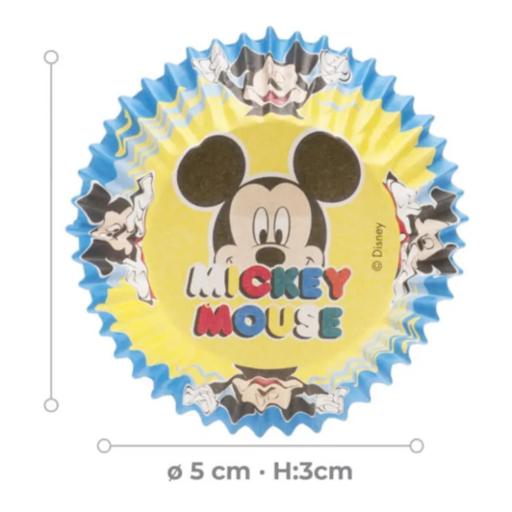 Caissette cupcake Mickey (x25)-Cerf Dellier
