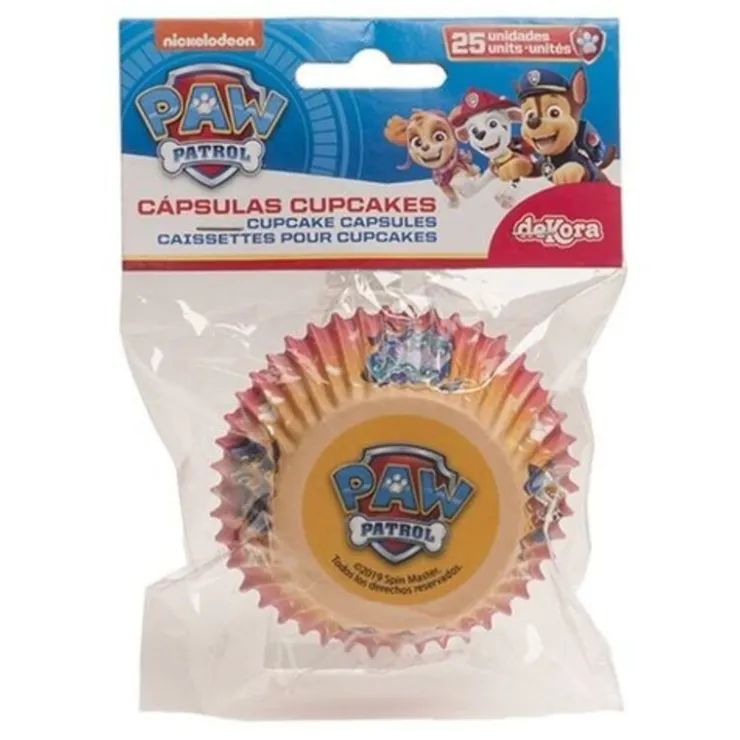 Caissette cupcake Pat Patrouille (x25)-Cerf Dellier Clearance