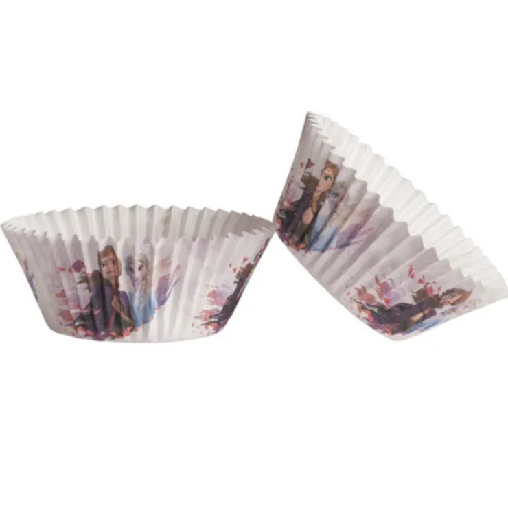 Caissette cupcake Reine des Neiges (x25)-Cerf Dellier Discount
