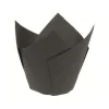Caissette haute Tulipcup noire (x 200)-Cerf Dellier Clearance
