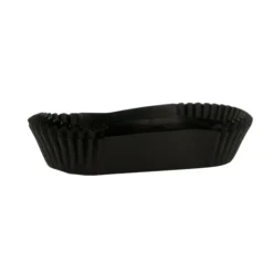 Caissette ovale plissée noire Calypso n°88 (x1000)-Cerf Dellier Outlet