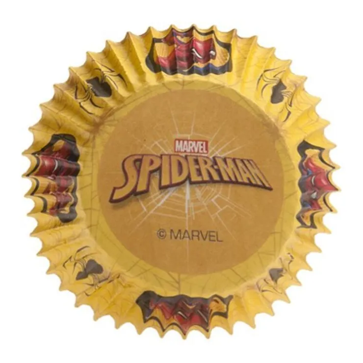 Caissettes à cupcake Spiderman (x25)-Cerf Dellier Sale