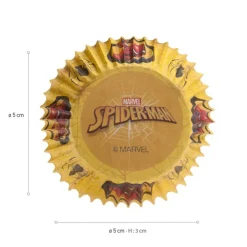 Caissettes à cupcake Spiderman (x25)-Cerf Dellier Sale