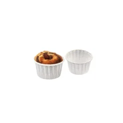 Caissettes cuisine en papier blanches (±100)-Cerf Dellier