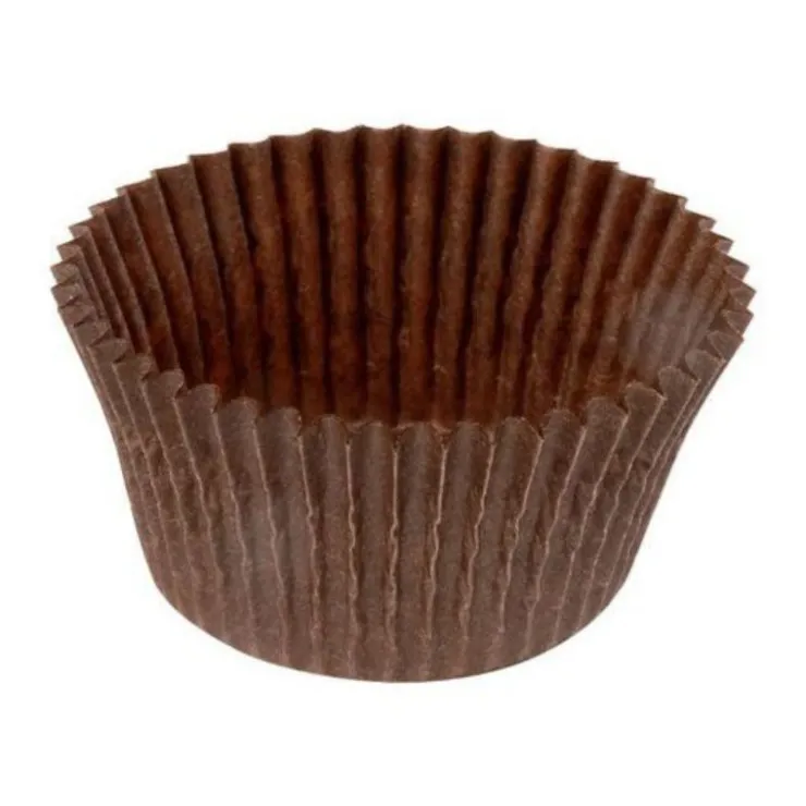 Caissettes cuisson Calypso fond brun n°1201 (x1000)-Cerf Dellier