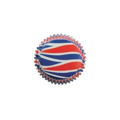 Caissettes cupcake Drapeau anglais (x60)-Cerf Dellier