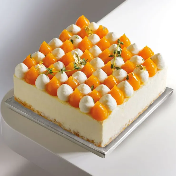 Cake drum carré argent 25 x 25 cm-Cerf Dellier Online