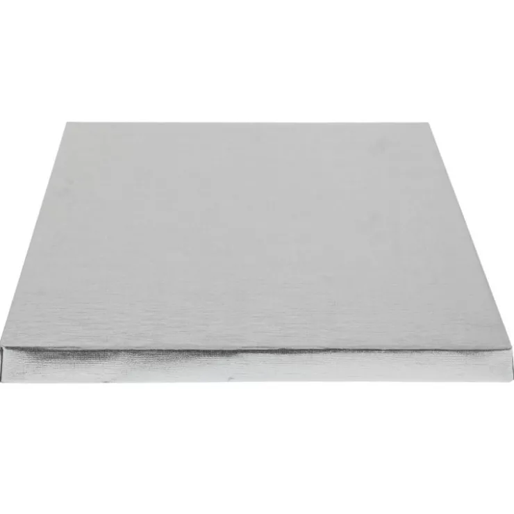 Cake drum carré argent 35 x 35 cm-Cerf Dellier Clearance