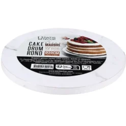 Cake Drum Rond Effet Marbre Ø 20 cm-Cerf Dellier Best