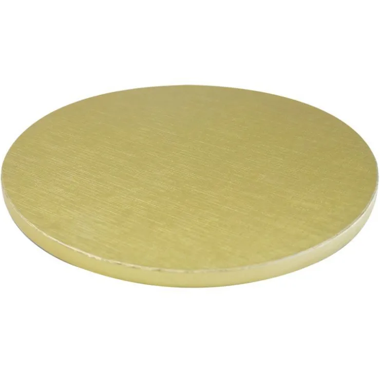 Cake Drum Rond Or Ø 17 cm-Cerf Dellier Sale