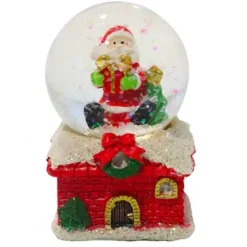 Cake Topper Boule à neige Père Noël-Cerf Dellier Discount
