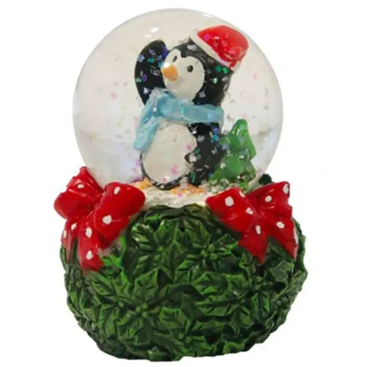 Cake Topper Boule à neige Pingouin-Cerf Dellier Clearance